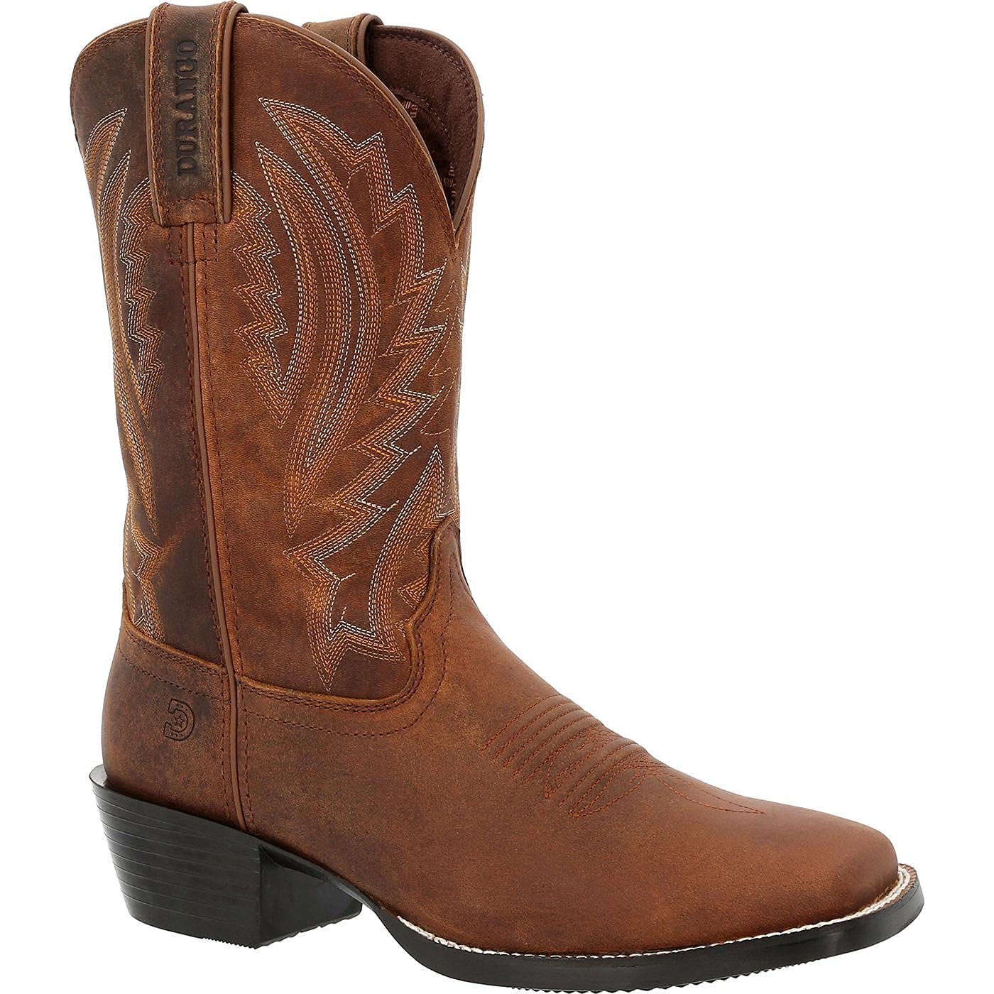 Durango Men's Westward Western Boot - Genuine Leather Cowboy Boots for Men | Comfortable & Durable Riding Boots | Perfect for Rodeo, Ranch Work & Country Fashion