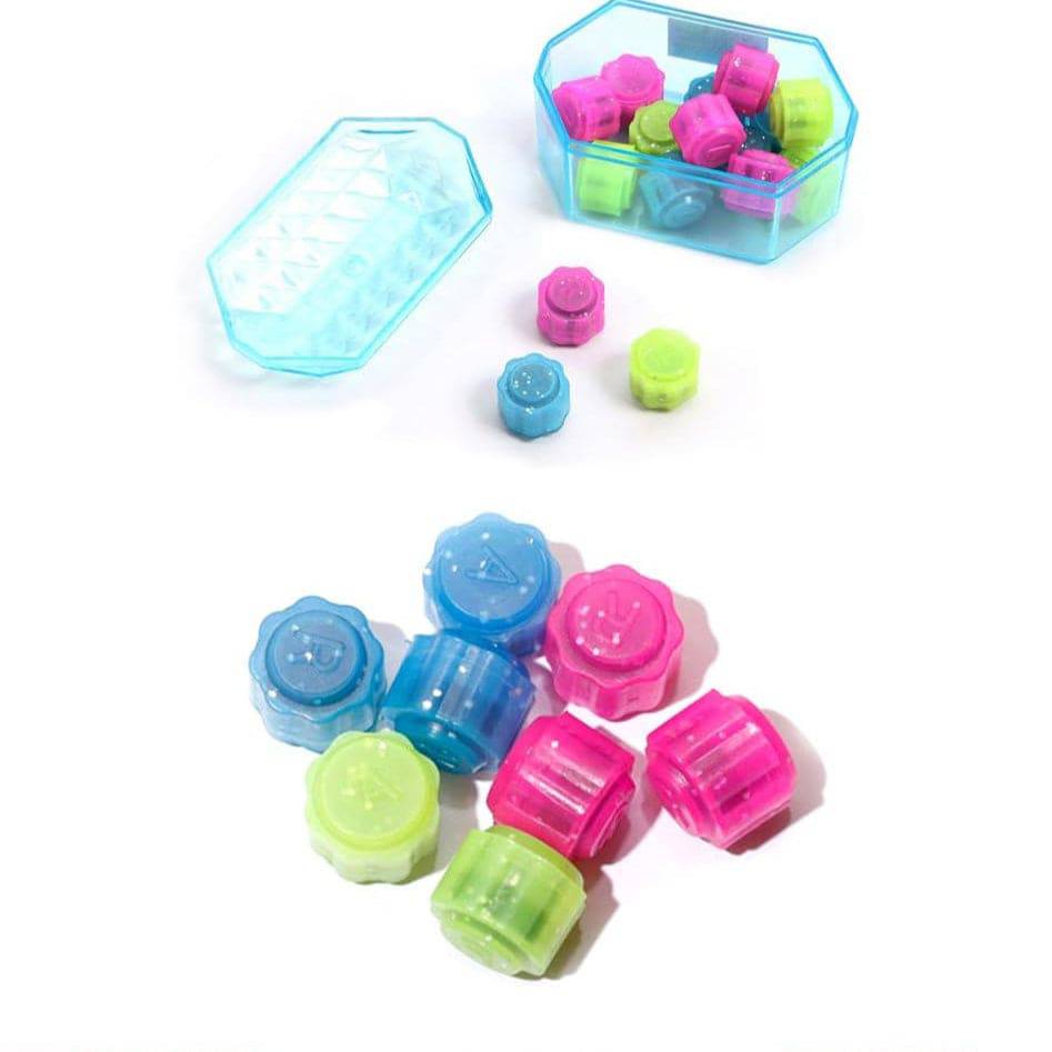 Squid Game Gonggi Jack Stone Pebbles Set - Korean Traditional Children's Game with 6 Colorful Stones - Perfect for Family Fun, Party Games & Cultural Learning Activities