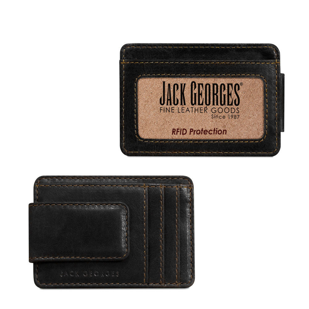 Premium Magnetic Money Clip #7308 - Slim RFID Blocking Wallet for Cash & Cards - Perfect for Travel, Business & Everyday Use
