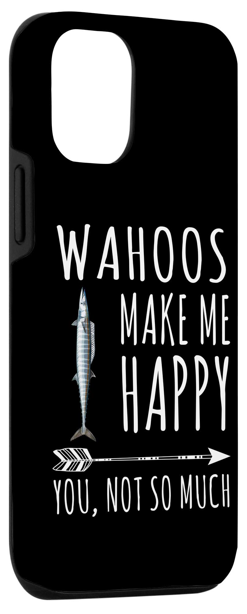 iPhone 12/12 Pro Wahoo Fish Lover Protective Phone Case - Durable Cover for Outdoor Fishing & Water Activities