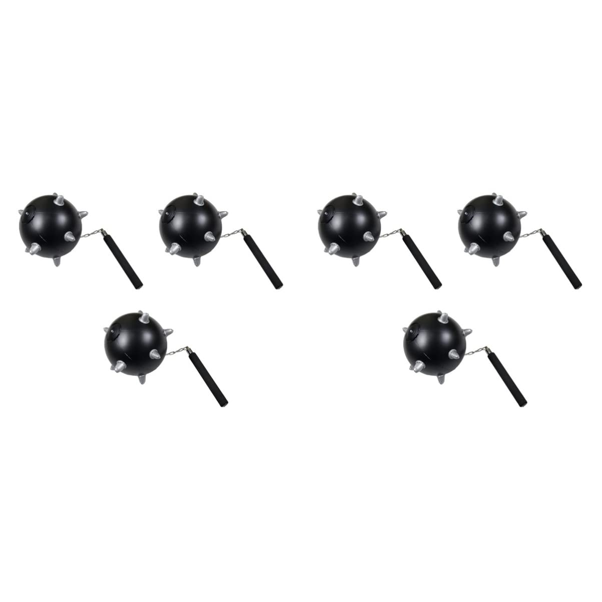 Inflatable Viking Mace Toy Set - 6 Pack Soft Foam Hammer for Kids - Safe Outdoor & Indoor Play - Perfect for Birthday Parties, Pool Games, and Viking-Themed Events