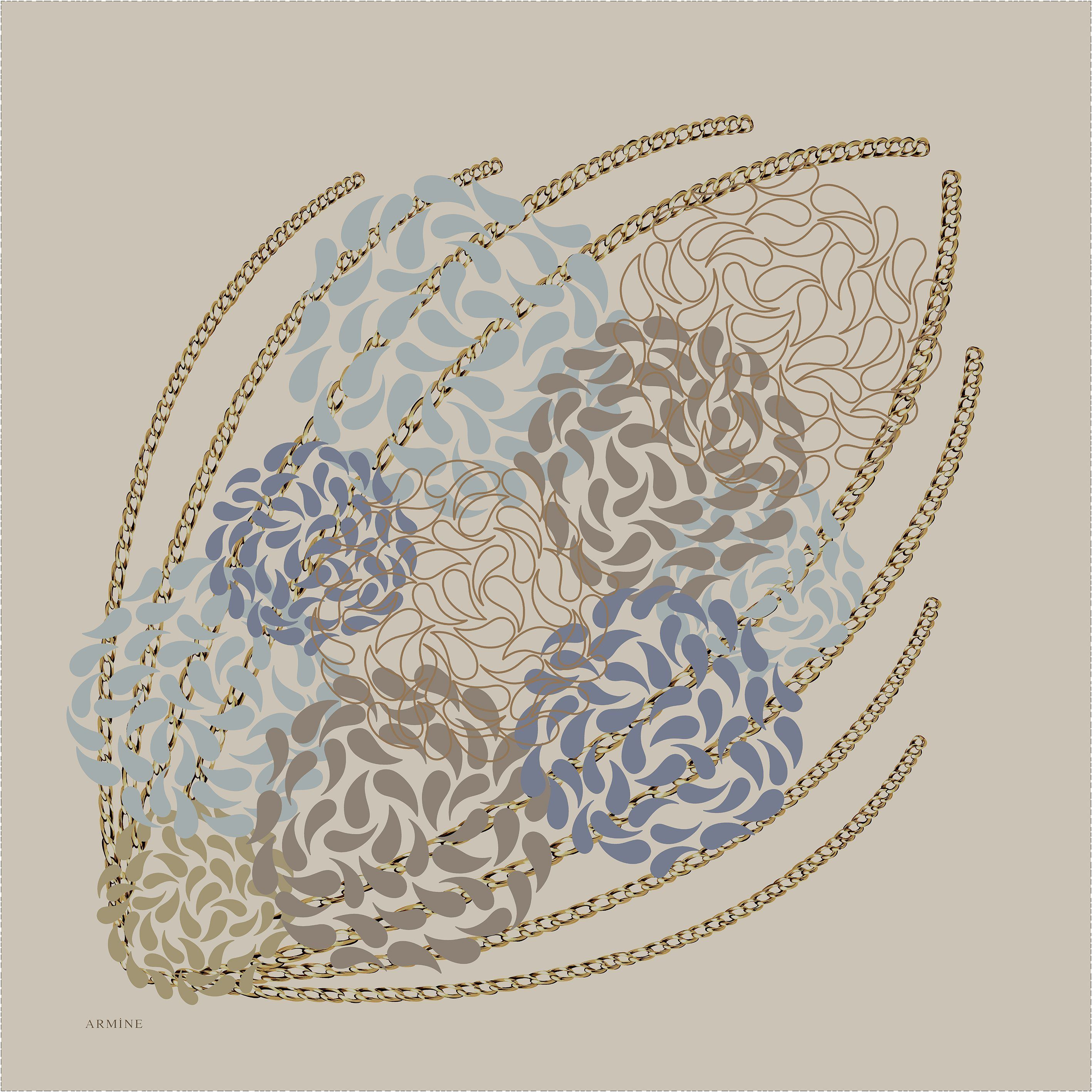 Armine Ameera Elegant Silk Head Scarf for Women - Premium Formal Hijab Shawl for Office, Wedding & Special Occasions