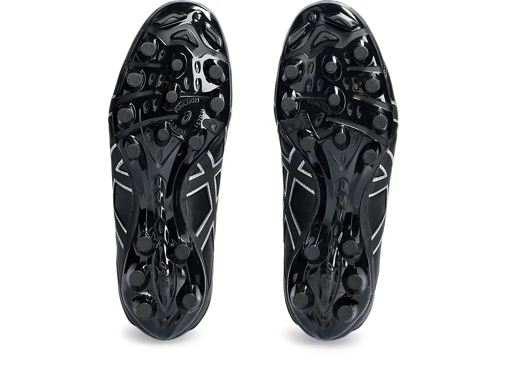 ASICS Men's Lethal Speed Black/White Football Cleats - Lightweight Soccer Shoes for Artificial Turf & Firm Ground - Perfect for Training & Matches