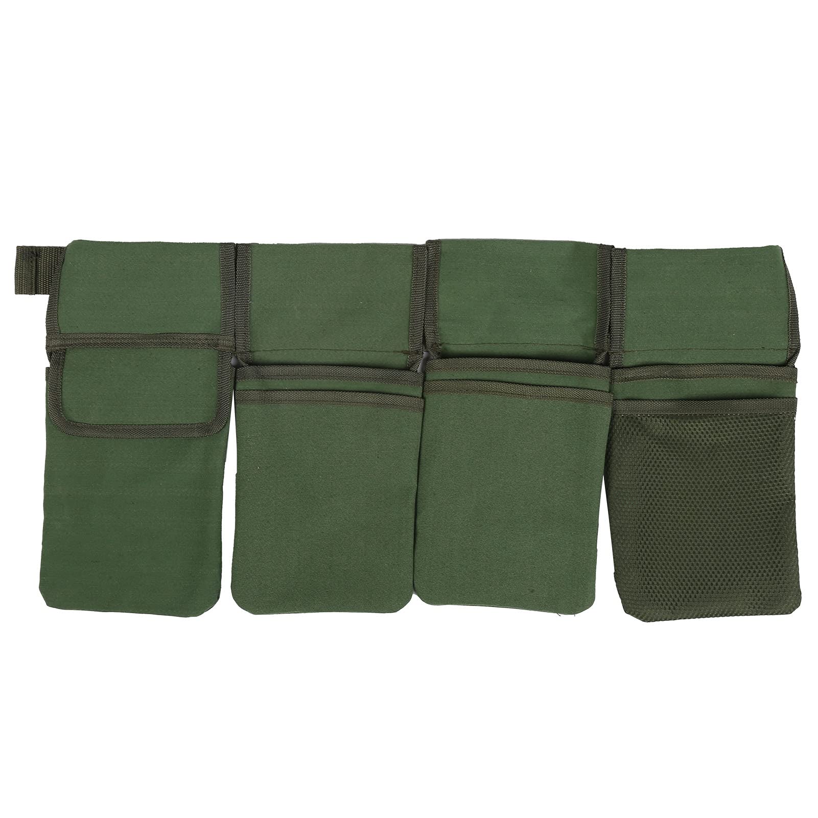 4-Pocket Heavy Duty Tool Belt Pouch - Durable Oxford Fabric Work Apron with Secure Buckle for Gardening, Woodworking, Construction & DIY Projects - Perfect for Carpenters, Electricians & Handymen