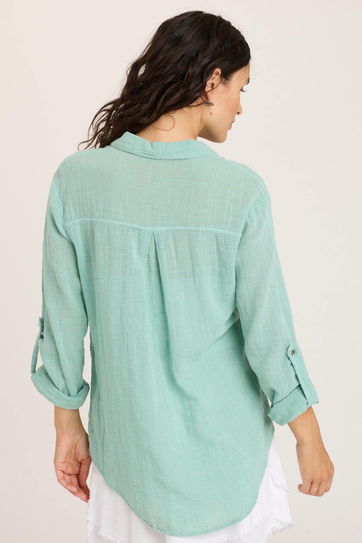 Stylish Porter Blouse in Aquifer Pigment - Perfect for Work, Date Night & Casual Outfits | Women's Fashion