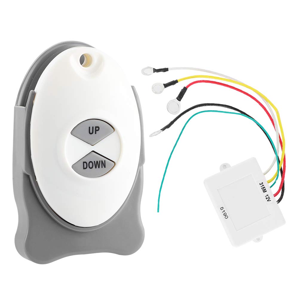 Acouto 12V Anchor Remote Switch - Wireless Anchor Switch Receiver & Sail Trim Controller for Marine Boats | Perfect for Sailboats, Yachts, and Fishing Boats