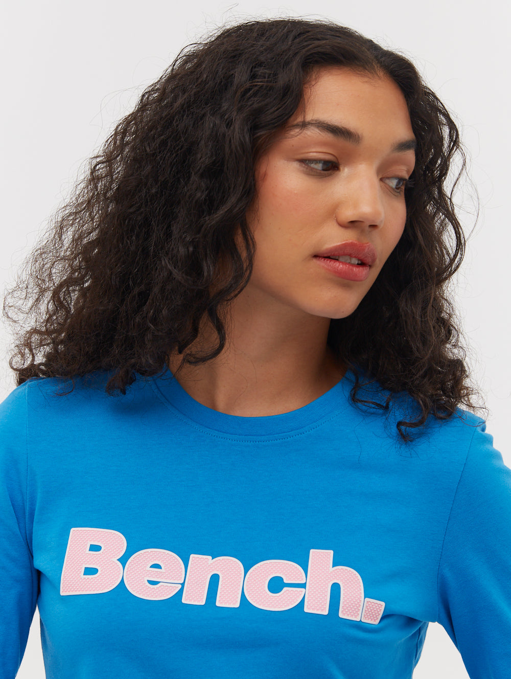 Jewelle Long Sleeve Logo T-Shirt for Women - Comfortable Cotton Crewneck Tee with Stylish Print - Perfect for Casual Wear, Layering & Everyday Outfits