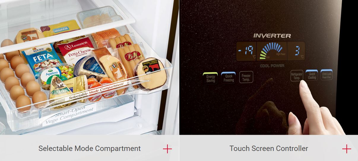 Hitachi R B570P7MS GBK 2-Door Refrigerator - Energy Efficient French Door Fridge with Large Capacity for Home & Kitchen Use