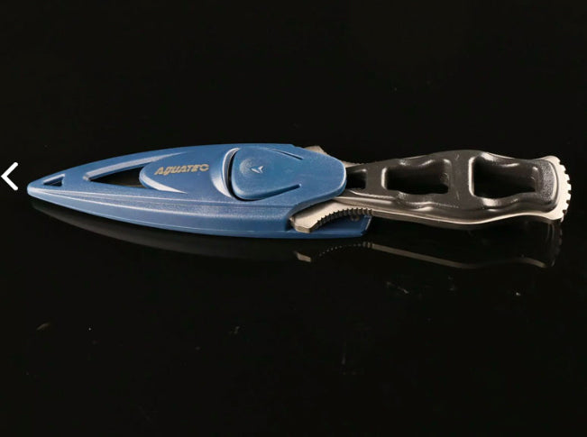 Aquatec Raptor Divers Knife - Professional Scuba Diving Knife with Blunt or Pointed Tip | Perfect for Underwater Safety, Cutting Ropes & Marine Activities
