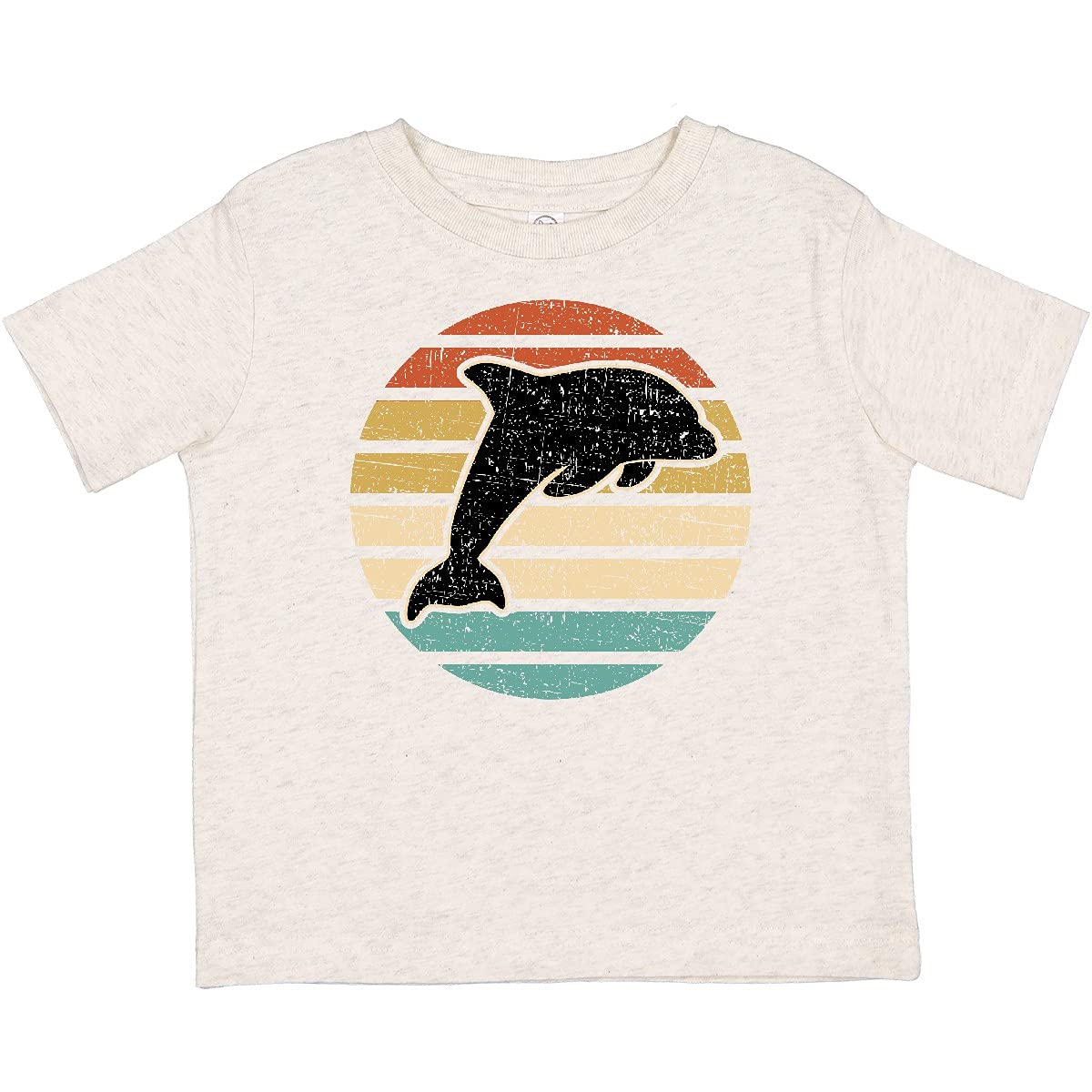 Inktastic Cute Dolphin Beach Vacation Toddler T-Shirt - Soft Cotton Tee for Boys & Girls, Perfect for Summer Outings, Beach Trips & Family Vacations