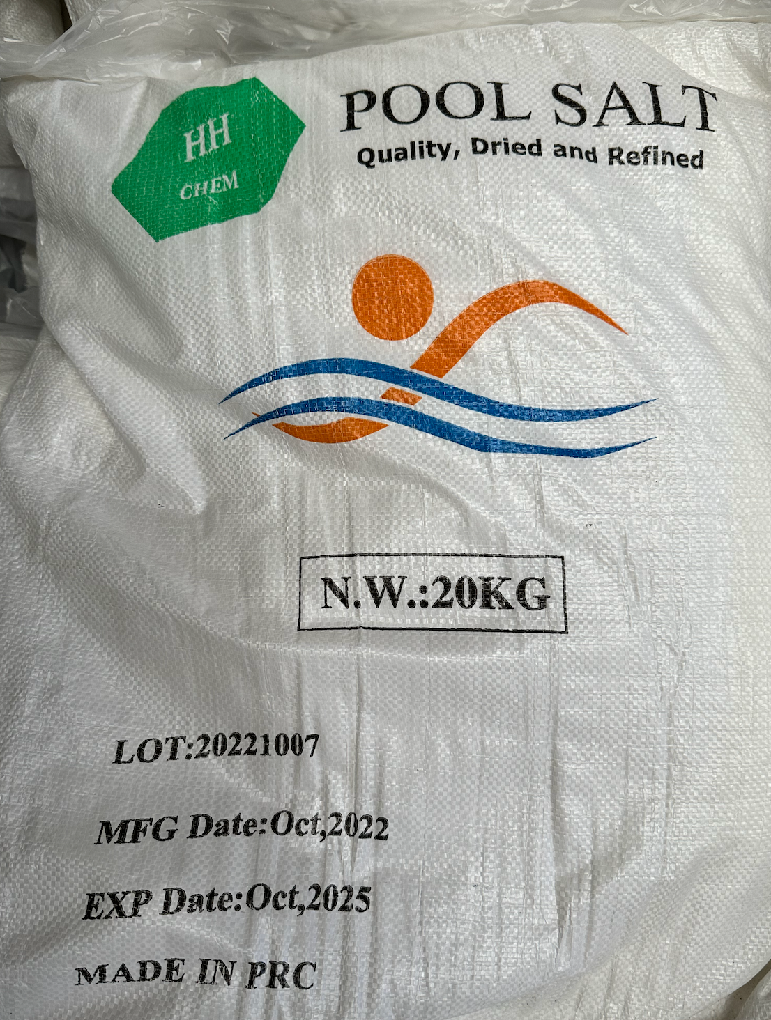 Pool Salt for Swimming Pools - High Purity Chlorine-Free Water Softener | Perfect for Saltwater Pools, Spas & Hot Tubs (HH-Chem Brand)