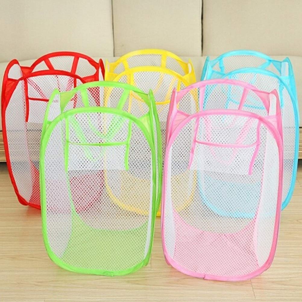 DOITOOL 3-Pack Collapsible Laundry Hamper for Kids - Foldable Dirty Clothes Basket with Handles, Portable Laundry Organizer for Bathroom, Bedroom & Nursery - Perfect for Laundry Storage, Toy Organization & Travel Use
