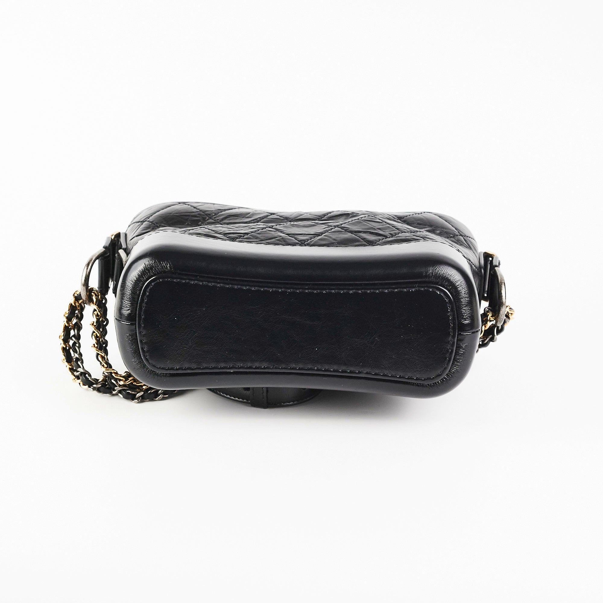 Chanel Small Gabrielle Black Leather Shoulder Bag - Luxury Designer Handbag for Women | Perfect for Evening Parties, Date Nights & Special Occasions