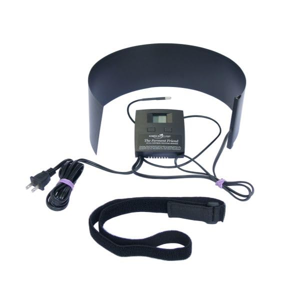 Organic Kombucha Fermentation Heater with Adjustable Thermostat - Perfect for Home Brewing Kombucha, Yogurt & Fermented Foods - Ideal for Small Batch Fermentation & DIY Probiotic Drinks