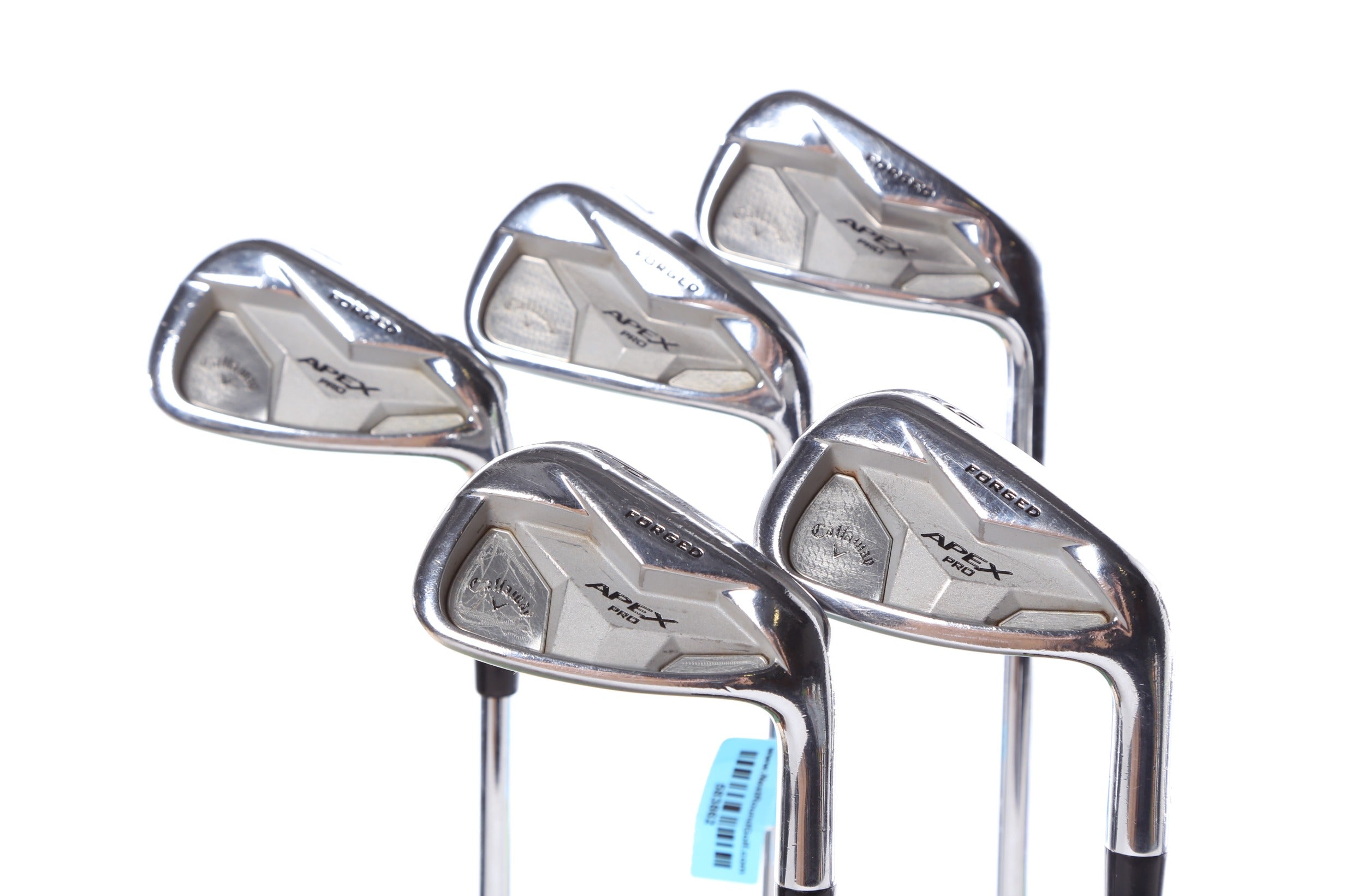 Used Callaway Apex Pro 19 Iron Set 6-PW Right Handed Stiff Flex Golf Clubs for Men - Perfect for Improving Your Mid-Handicap Game on the Course