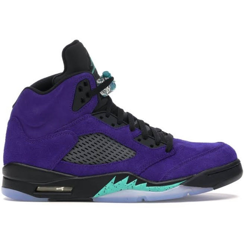 Air Jordan 5 Retro Alternate Grape Basketball Shoes - Men's High-Top Sneakers for Streetwear & Casual Style | Perfect for Basketball Games, Gym Workouts & Urban Fashion