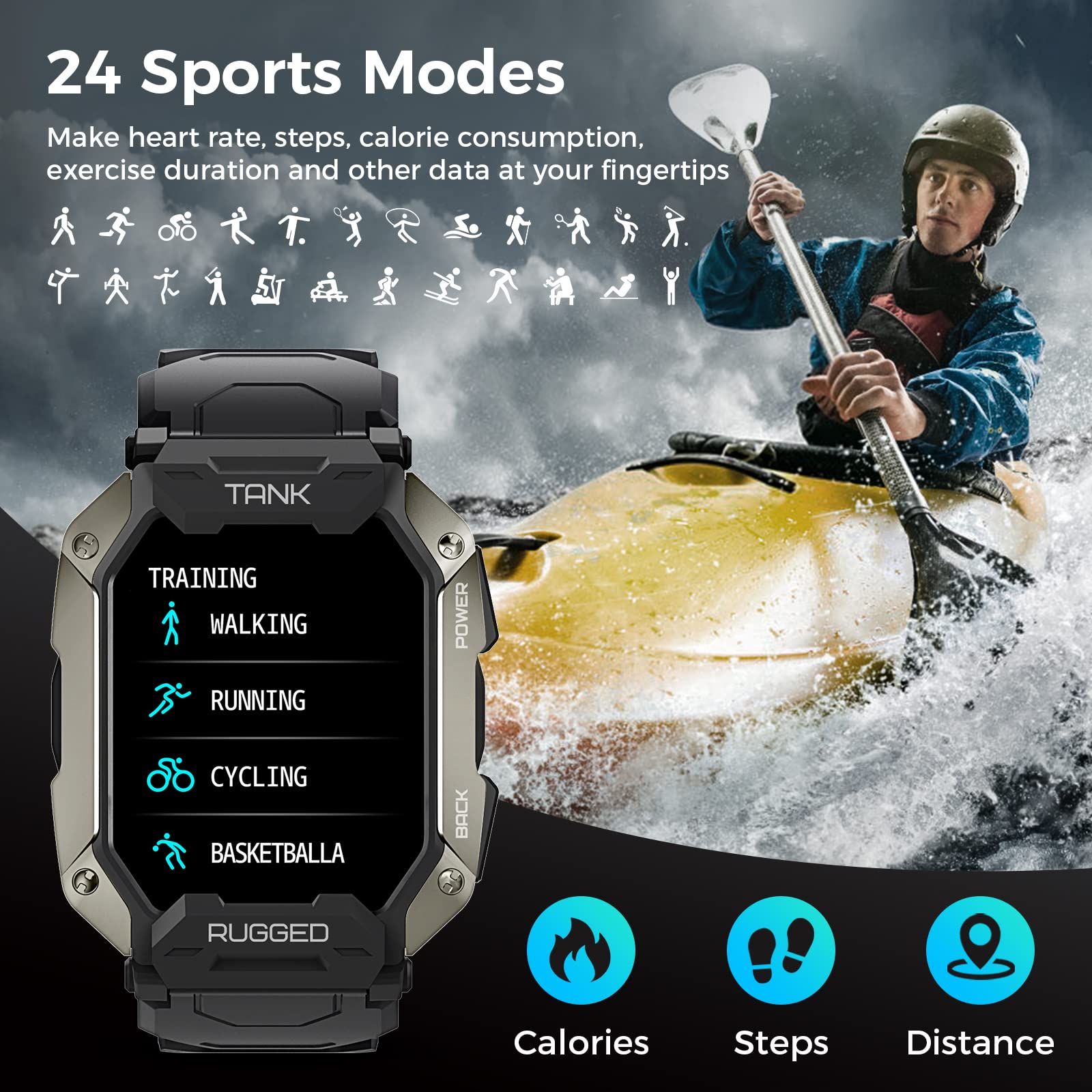 KOSPET Smart Watch for Men - 1.72