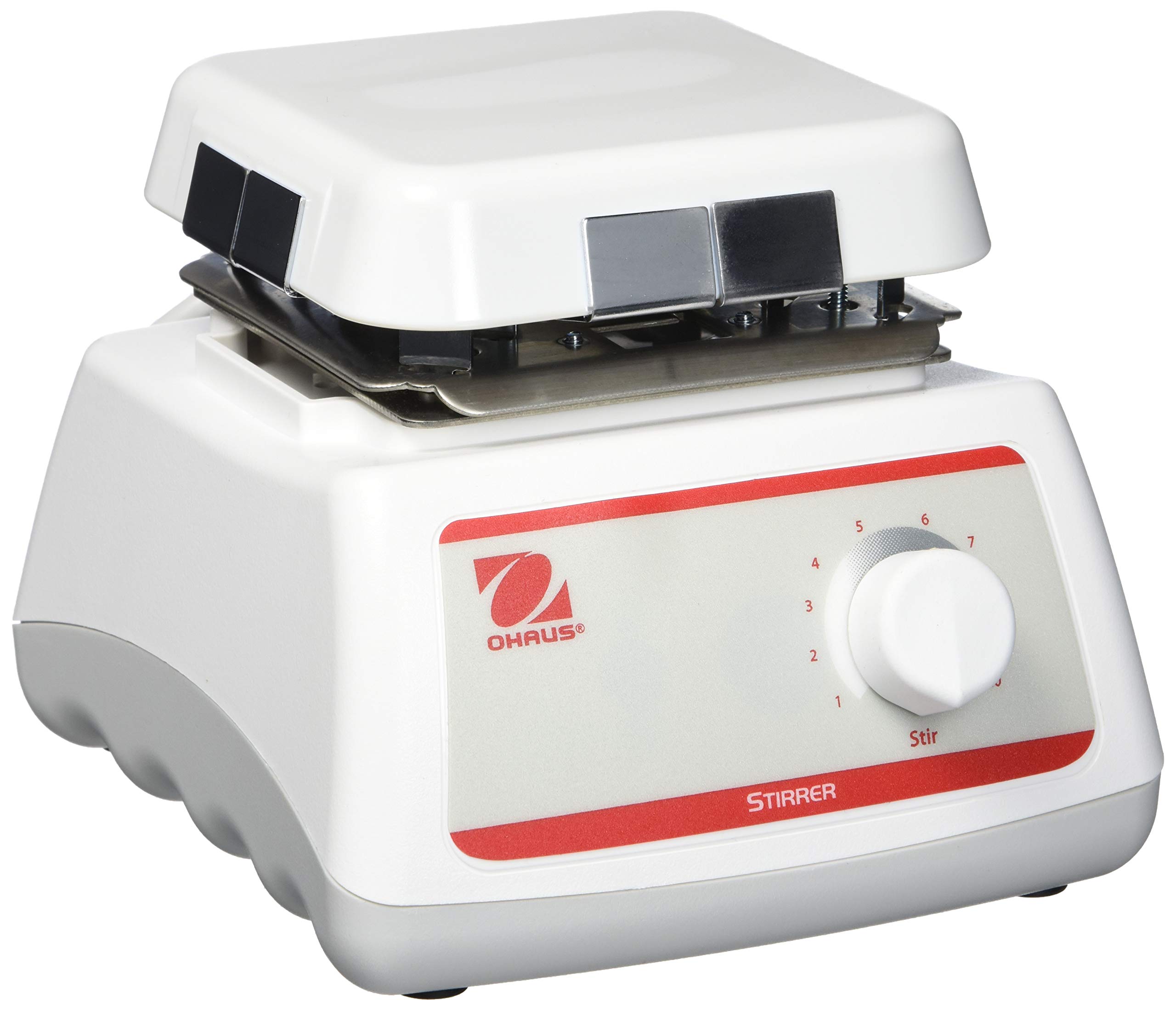 OHAUS HSMNST4CALUS Mini Stirrer with Ceramic Top - Compact Magnetic Stirrer for Lab, Science Experiments & Mixing Solutions