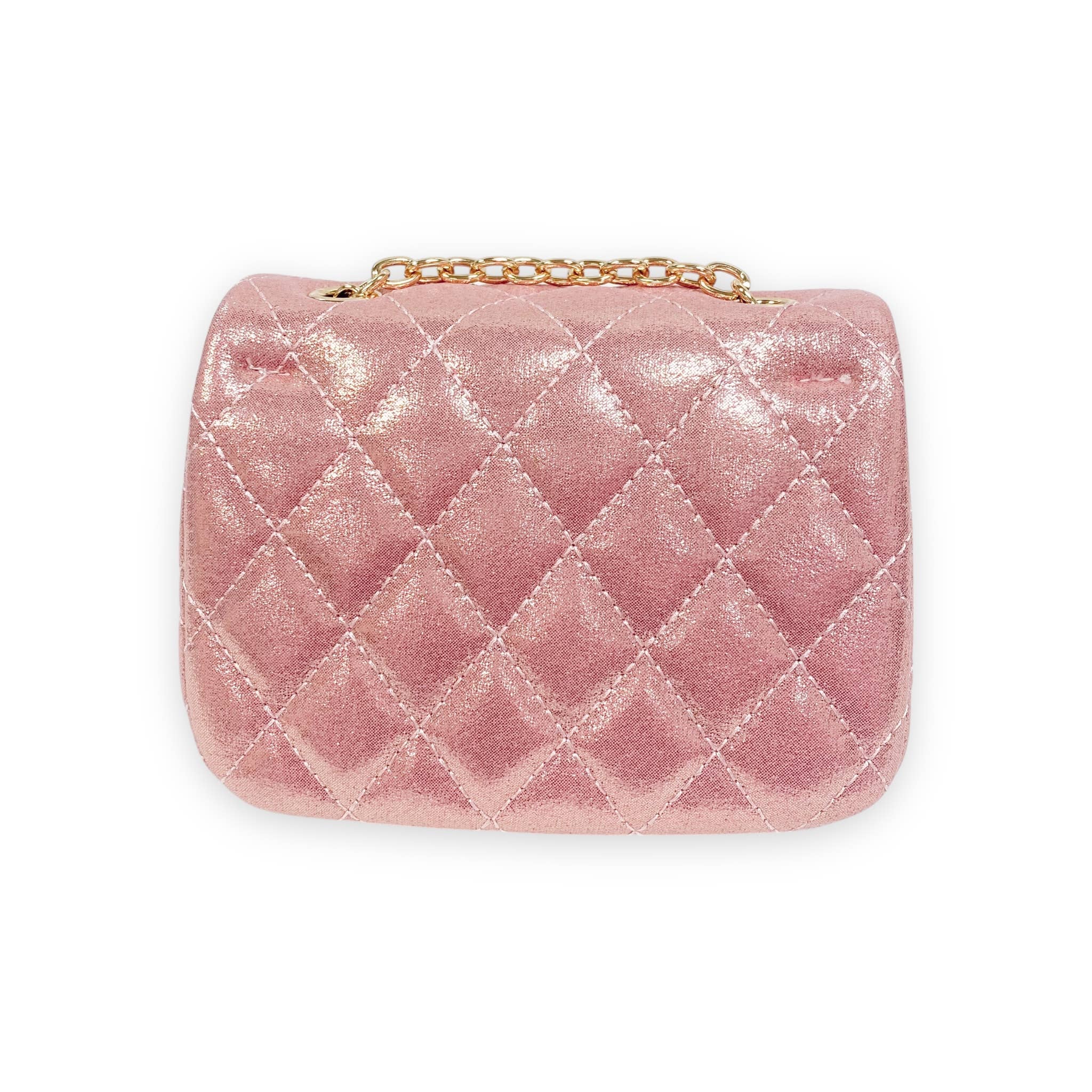Shiny Silver Floral Applique Quilted Purse for Women - Elegant Evening Bag for Parties, Weddings & Special Occasions