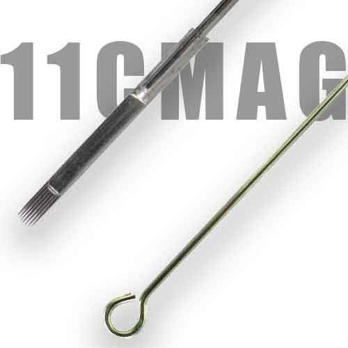 Element Long Bar Needles - Curved Magnums for Tattoo Artists (Professional Tattoo Supplies) | Perfect for Lining, Shading & Coloring Tattoos