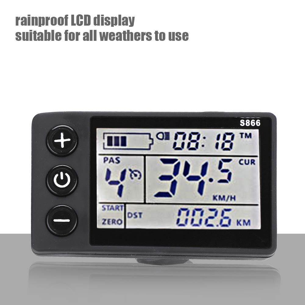 Yunir 24V-48V Brushless Motor Controller Kit with LCD Display for Electric Scooters - 36V/48V 350W Power - Perfect for DIY E-Scooter Upgrades and Repairs