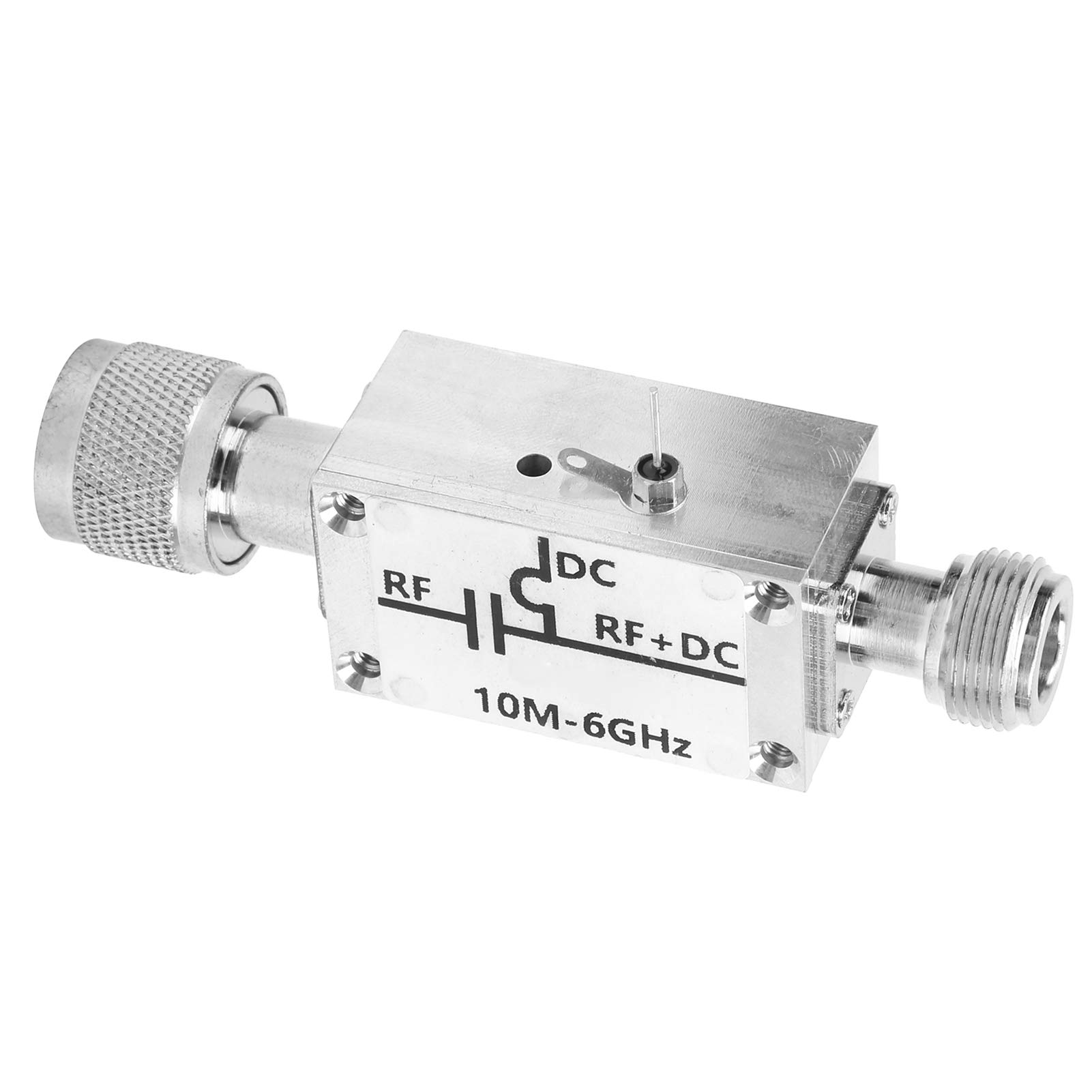 10MHz-6GHz RF Broadband Amplifier with Aluminium Alloy Bias Tee - High Power Ham Radio Booster for Enhanced Signal Strength | Perfect for Amateur Radio, CB Radio & RF Feeder DC Blocking Applications