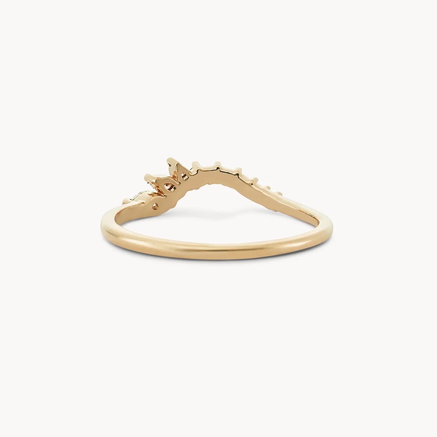 14K Yellow Gold Diamond Band Ring for Women - Elegant Wedding, Engagement, or Anniversary Jewelry Gift - Perfect for Special Occasions & Everyday Wear