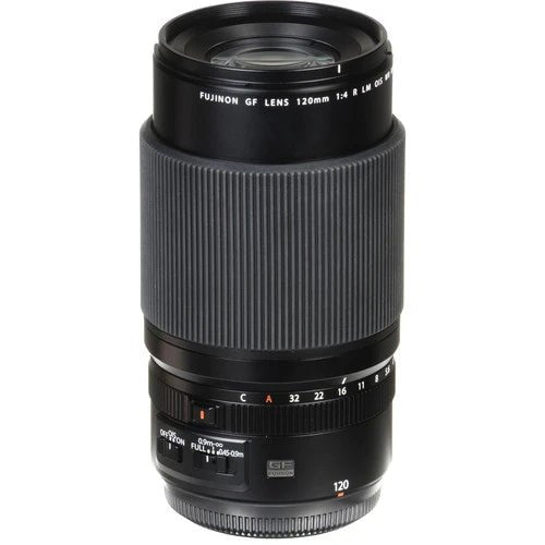 FUJIFILM GF 120mm f/4 Macro R LM OIS WR Lens - Professional Medium Format Macro Photography Lens for Portraits, Jewelry & Product Shots - Perfect for Studio, Outdoor and Close-Up Photography