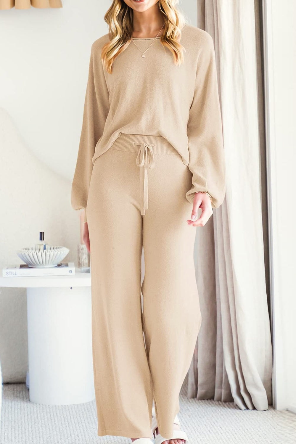 Stylish Long Sleeve Resort Wear Set - Comfortable Travel Outfit for Women | Perfect for Beach Vacations, Cruise Trips & Summer Getaways