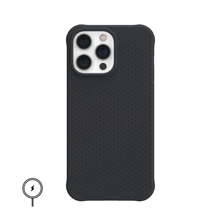 UAG Dot Case with MagSafe for iPhone 14 Pro Max (Apple Exclusive) - Black | Protective Phone Cover for Work, Travel & Outdoor Activities