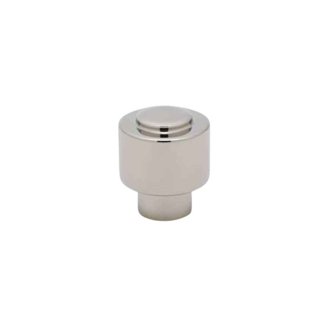 Waterworks Aero 1 1/4 Inch Chrome Plated Bathroom Faucet Knob - Perfect for Modern Sink and Shower Fixture Replacement