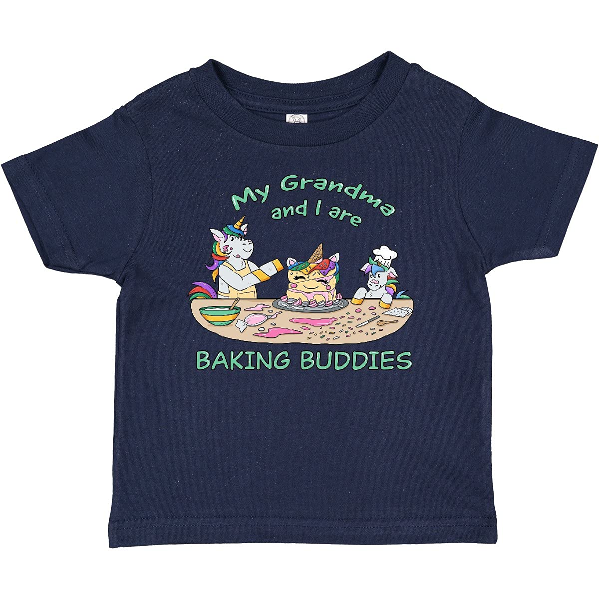 My Grandma and I are Baking Buddies Baby T-Shirt - Cute Matching Grandma & Grandchild Baking Outfit - Perfect for Family Baking Days, Grandparents Visits & Photo Shoots