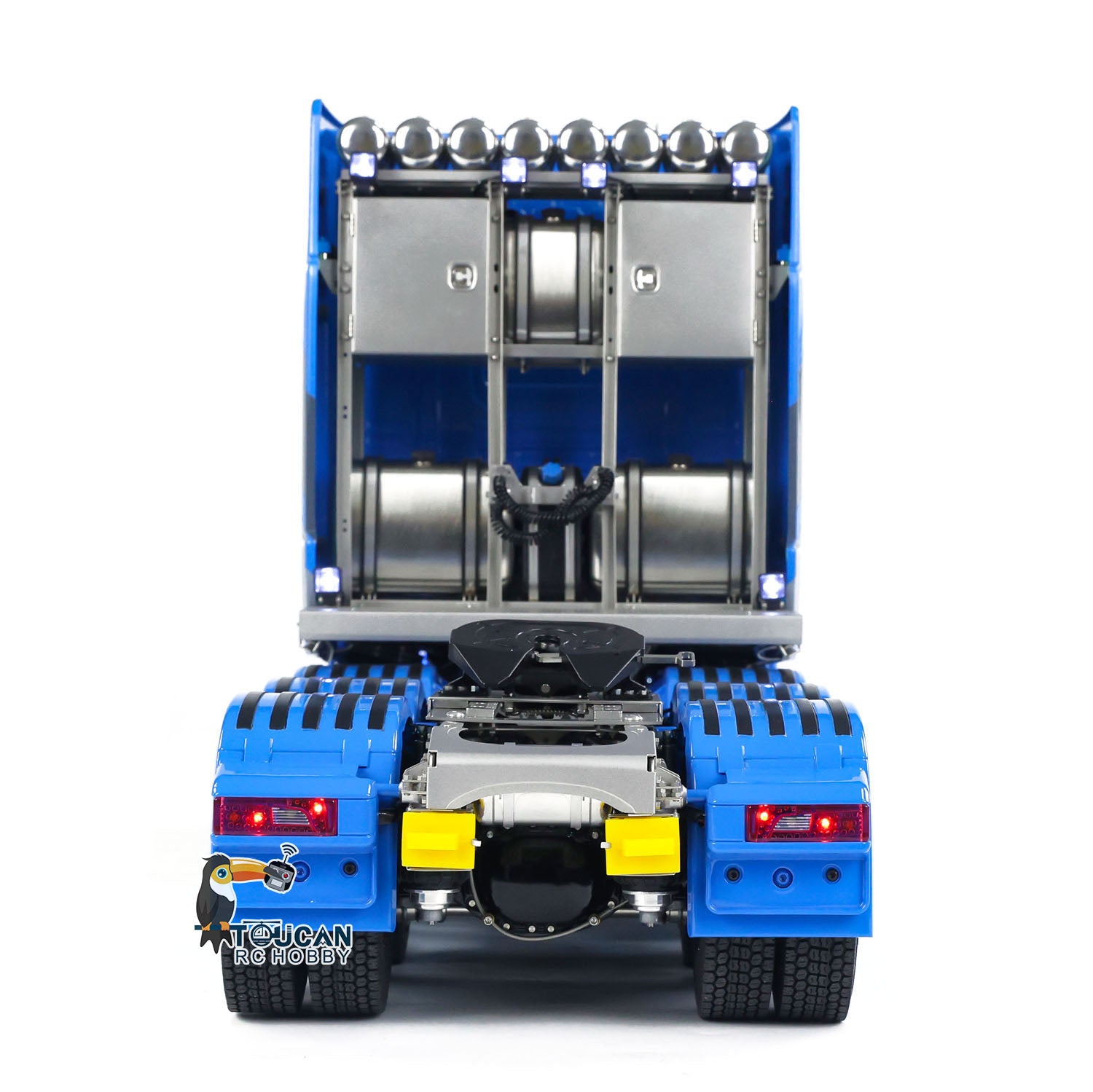 1/14 Scale 770S 8x8 Metal Chassis RC Tractor Truck - Remote Control Construction Vehicle with ST8 Battery - Perfect for Off-Road Adventure & Construction Site Play