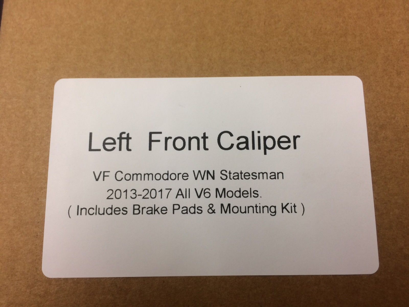 Genuine Holden Left Front Brake Caliper for Commodore & Statesman VF WN - Perfect for Smooth Braking & Vehicle Safety