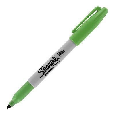 Argyle Green Fine Point Permanent Marker - Limited Edition 80's Glam Style - Ideal for Art, Crafting, Bullet Journaling & Office Use