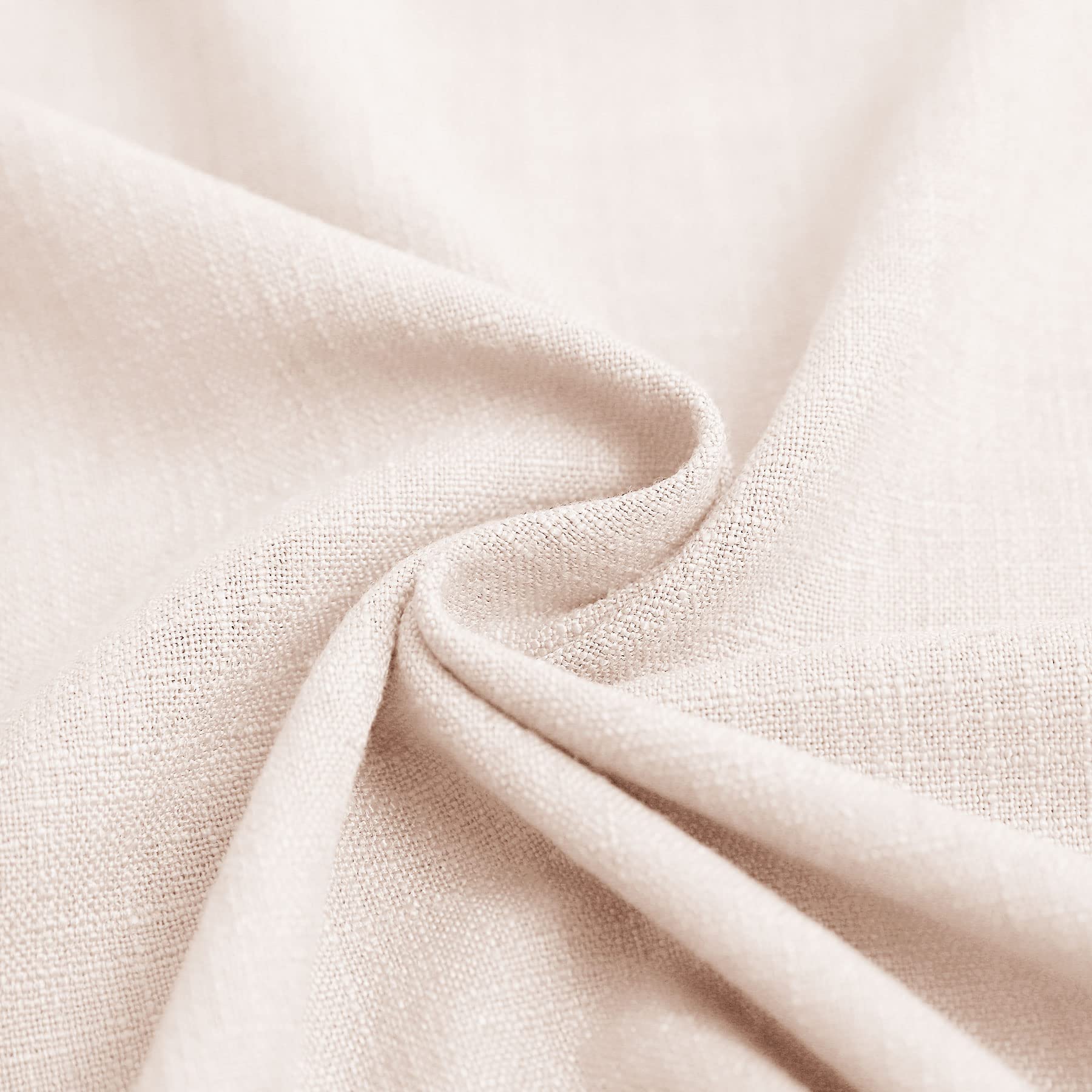 Natural Linen Extra Long Grommet Curtain Panels - 2 Panels 50