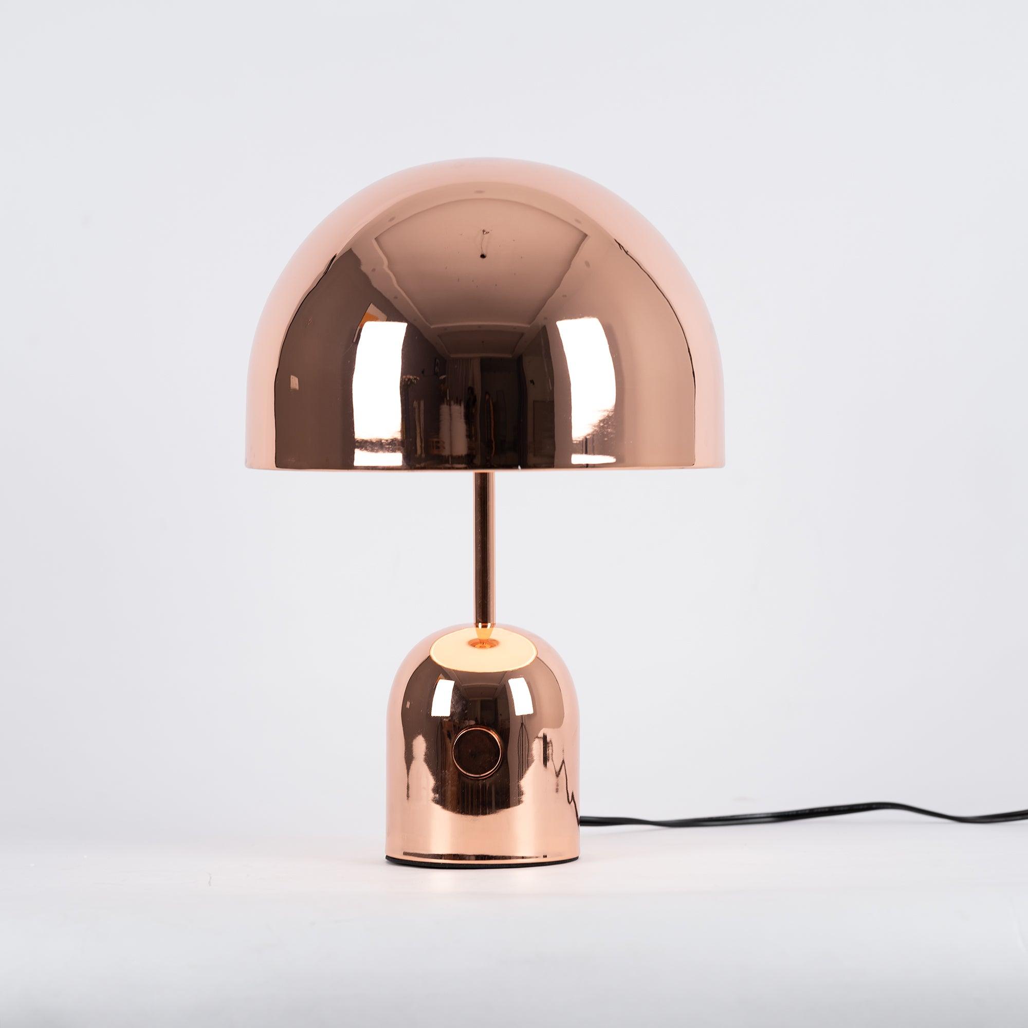 Bell Table Lamp - Modern LED Bedside Night Light with Touch Control, Dimmable Warm White Light for Bedroom, Living Room, and Office Decor
