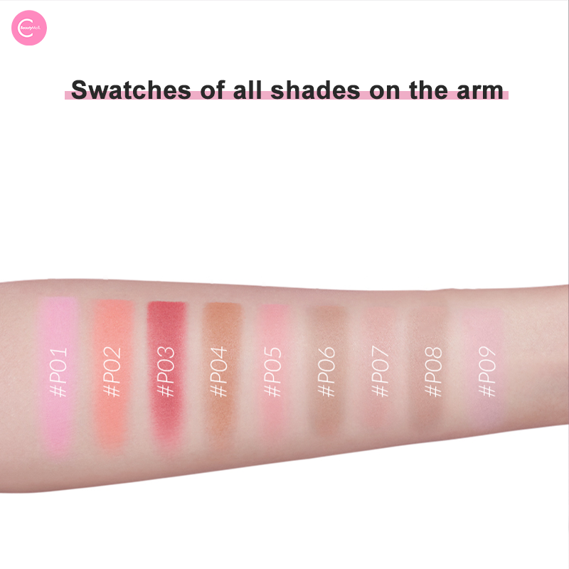 KALEIDOS Smokey Nostalgia Blush - Matte & Shimmer Blush Palette for Cheeks, Buildable Pigment for Day & Night Makeup Looks | Perfect for Contouring, Highlighting & Everyday Glam