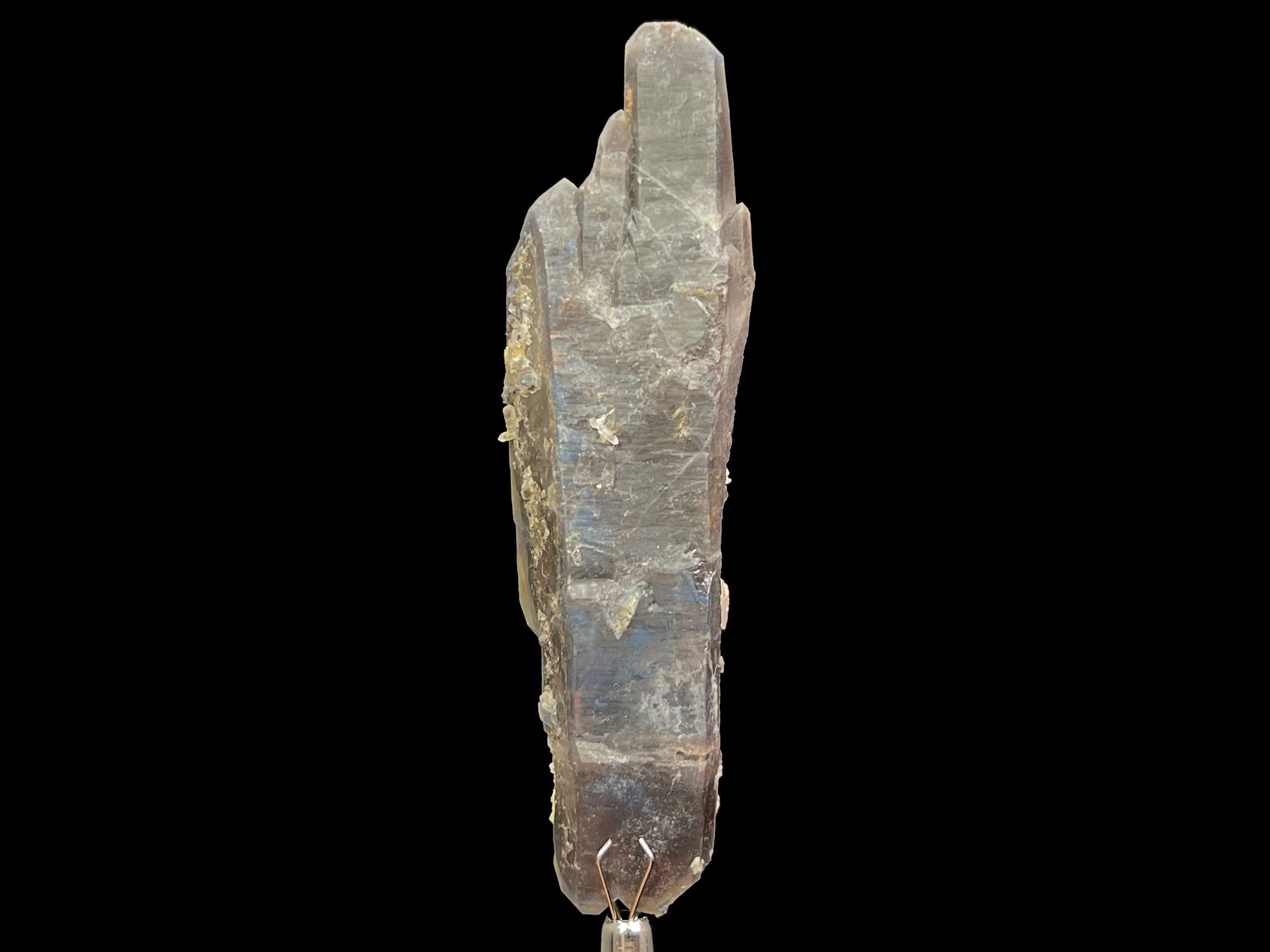 PAPAGOITE in QUARTZ Raw Crystal with HEMATITE - Rare Metaphysical Healing Stones for Meditation, Energy Work & Spiritual Growth (46417)