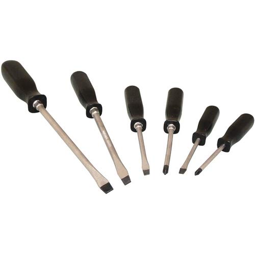 Elenco ST-125 Magnetic Tip Screwdriver Set - 6 Piece Professional Mechanics Tool Kit with 50 Sets | Perfect for DIY Home Repairs, Automotive Maintenance & Electronics Assembly