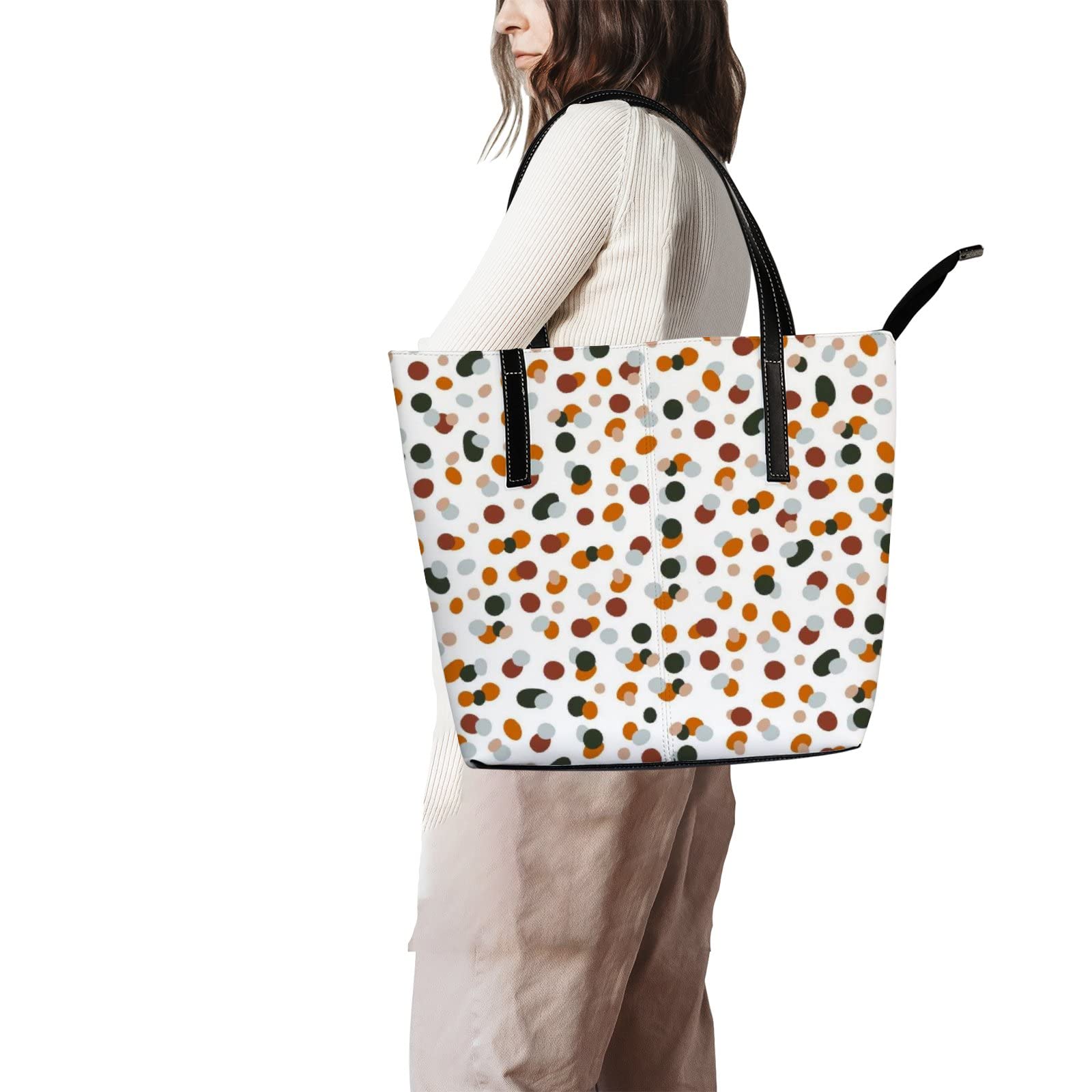 Premium Genuine Leather Tote Bag for Women - Stylish Crossbody Handbag with Adjustable Strap - Perfect for Work, Travel, and Everyday Use