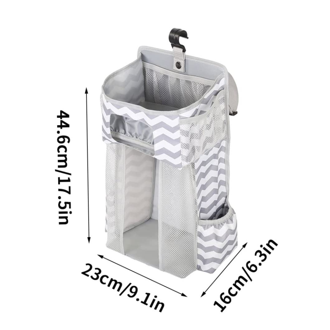 **GCROET Universal Baby Changing Table for Nursery - Large Capacity Diaper Organizer with Hanging Bag, Perfect for Diaper Changes & Baby Care Essentials Storage**    *(Ideal for Home, Daycare, or Travel - Keeps Baby Essentials Neat & Accessible!)*