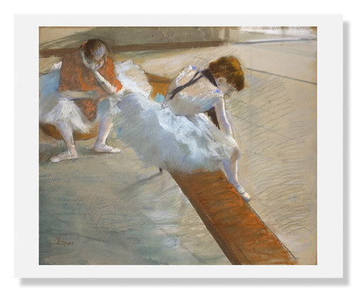 Edgar Degas Dancers Resting Painting - Famous Impressionist Ballet Art Print for Home & Office Decor - Perfect for Living Rooms, Bedrooms, and Art Galleries
