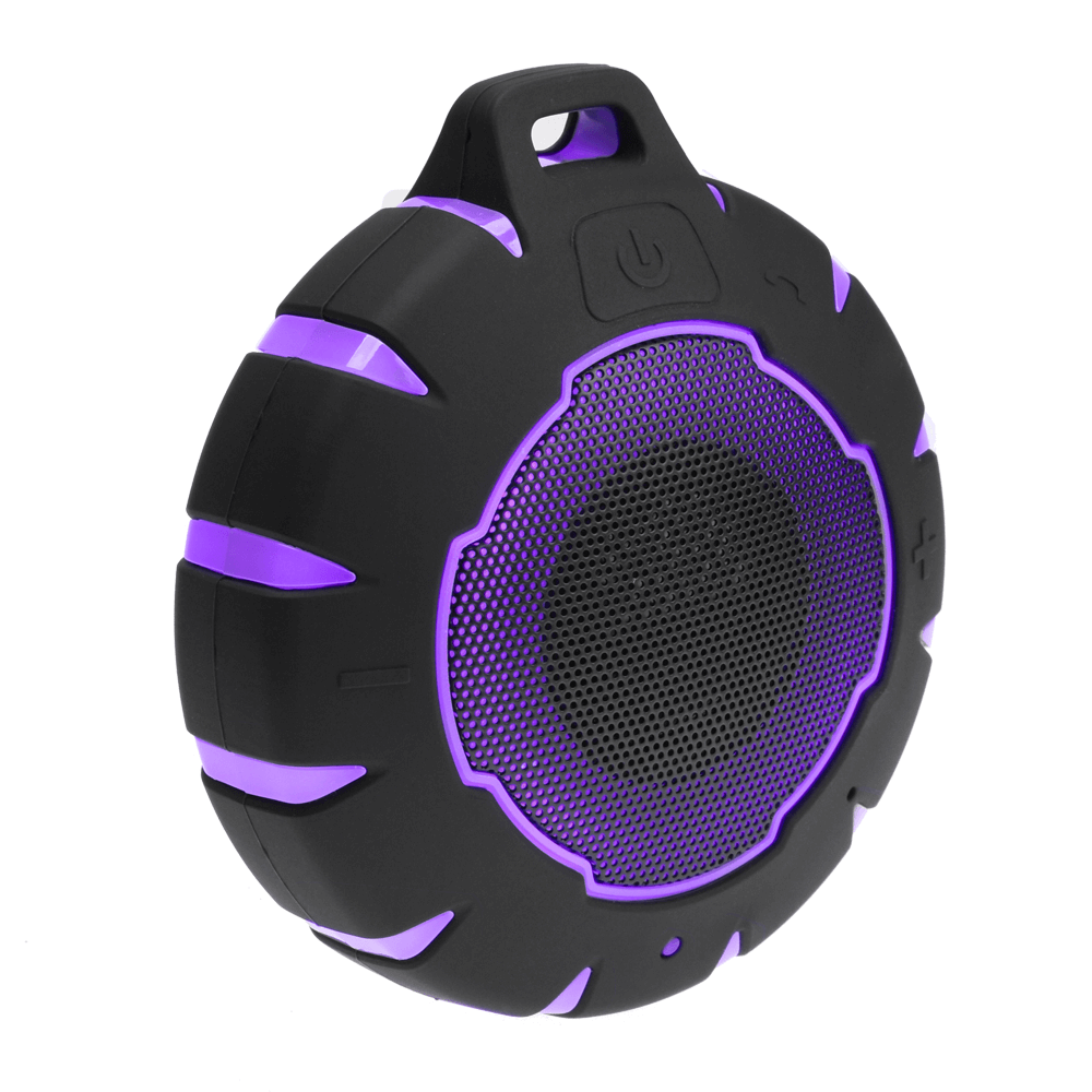 B18L Waterproof RGB Wireless Bluetooth Speaker - Portable Outdoor Party Speaker with LED Lights, 20H Playtime, IPX7 Rating - Perfect for Pool Parties, Camping & Beach Adventures