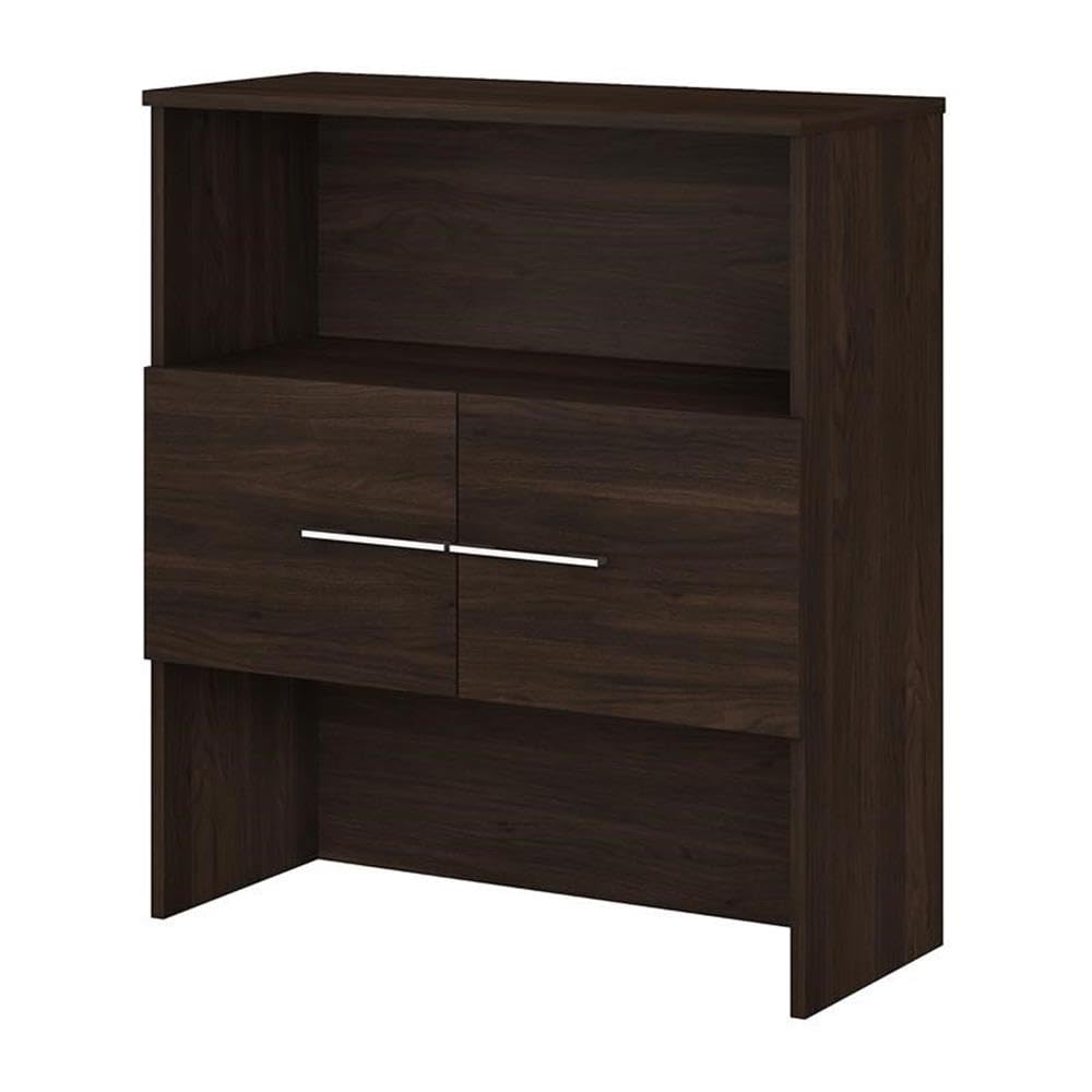 Bush Business Furniture Office 500 36-Inch Wide Bookcase Hutch in Black Walnut - Perfect for Home Office Storage and Organization