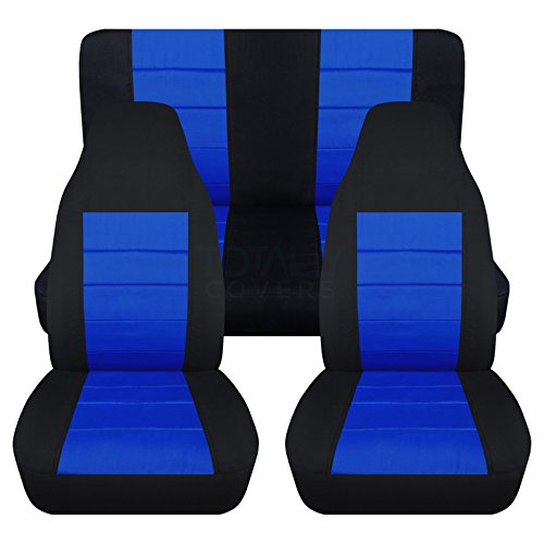 Black and Dark Blue