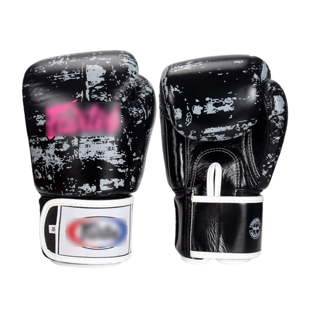Professional 10oz Boxing Gloves for Men & Women - Black MMA, Kickboxing, Sparring, Punching Bag & Focus Pad Training - Ideal for Gym, Home Workouts & Martial Arts Practice