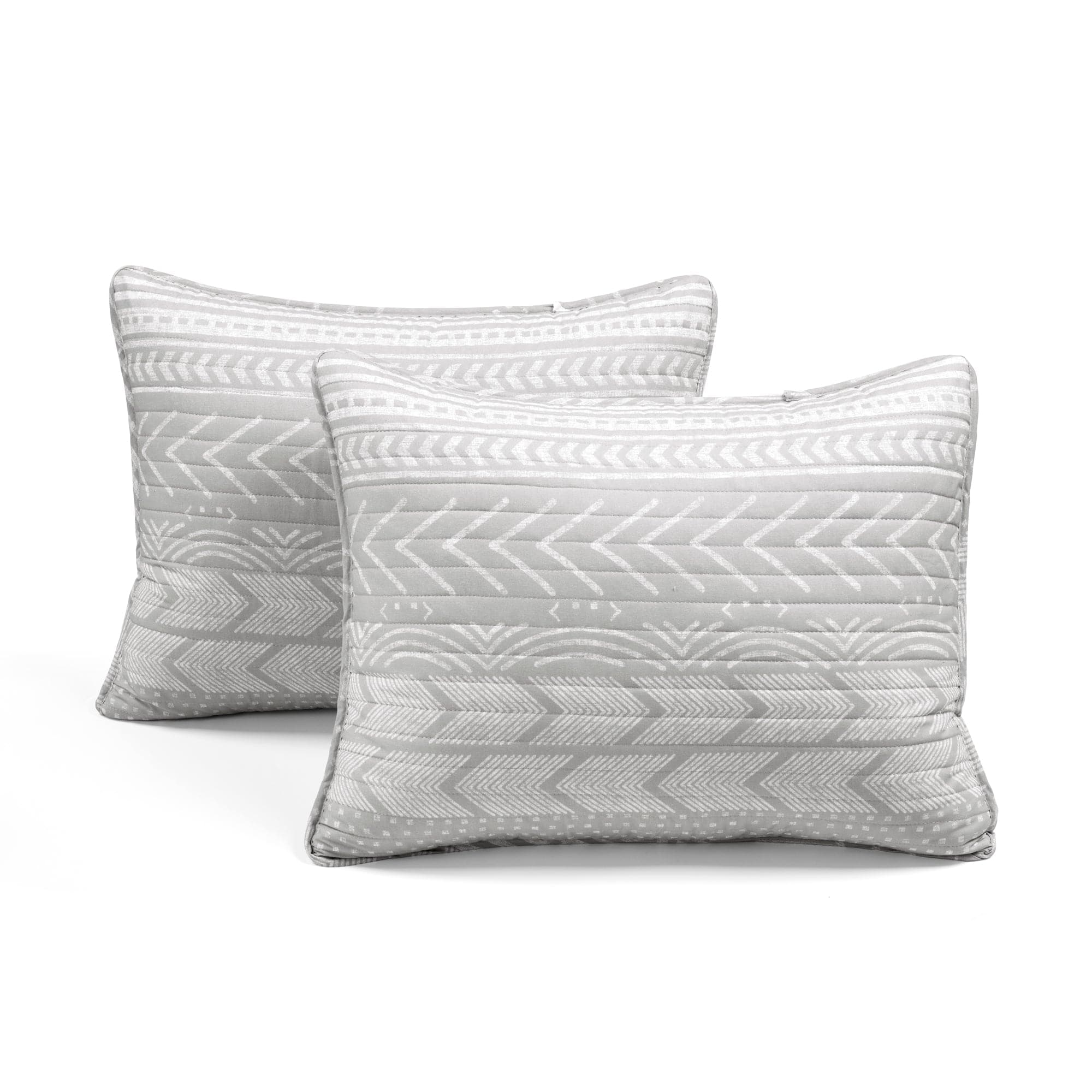 Hygge Geo Quilt 3 Piece Set - Soft Geometric Pattern Bedding for Cozy Bedroom Decor | Perfect for Master Bedroom, Guest Room & Dorm