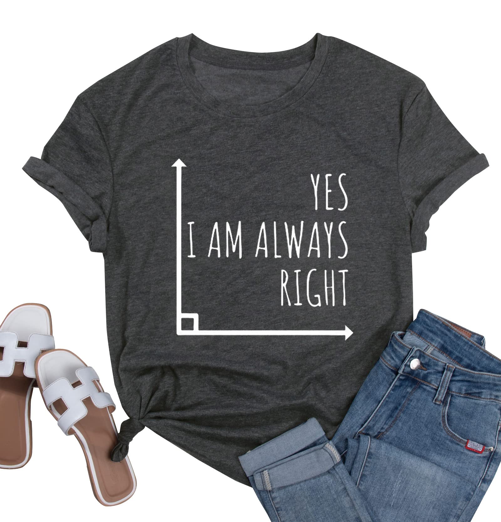 Math Teacher Shirt for Women | Back to School Mathematics Graphic Tee | Funny Teacher Gift with Inspirational Letter Print | Perfect for Classroom, Teacher Appreciation Week & Educator Events