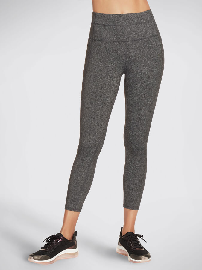 Skechers GOWALK High Waisted 7/8 Women's Leggings - Comfortable Yoga Pants for Walking, Running & Workout - Perfect for Gym, Travel & Everyday Wear